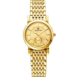 Đồng hồ nữ OLYMPIA STAR mạ vàng 58062LK
