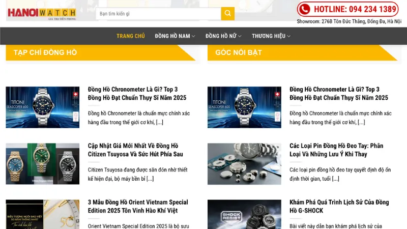 Dịch vụ nâng tầm trải nghiệm tại nền tảng HaNoi Watch