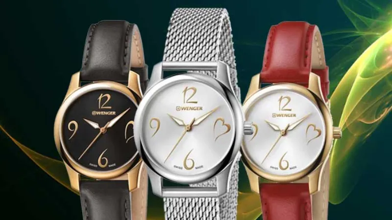 Thiết kế & chất liệu của đồng hồ Wenger Nữ